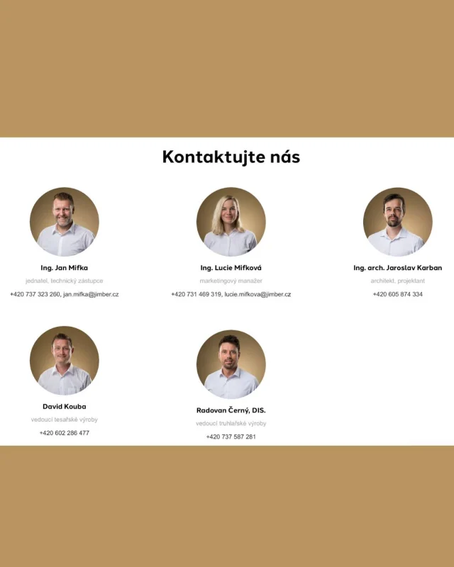 Už jste viděli naši novou kontaktní stránku?
Konečně zde uvidíte i naše tváře – ať víte, s kým máte tu čest! 👷‍♂️👩‍💼
Mrkněte na odkaz v biu a klidně se nám ozvěte, když budete chtít probrat vaši budoucí roubenku. 😉🌲📩

 #Roubenka #jimber #roubenestavby #dřevostavby #roubenky #moderniroubenka #tradicniroubenka #drevo #drevostavby